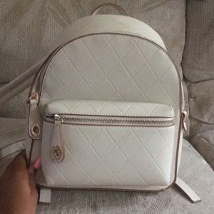 White Zara book bag